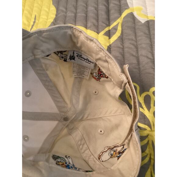 Walt Disney World Parks Donald Duck 90th Anniversary Baseball Cap Hat Beige - Picture 4 of 5